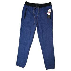 Ocean Current Men Blue Heathered Jogger Sweatpant Drawstring Pockets Size XL (W)